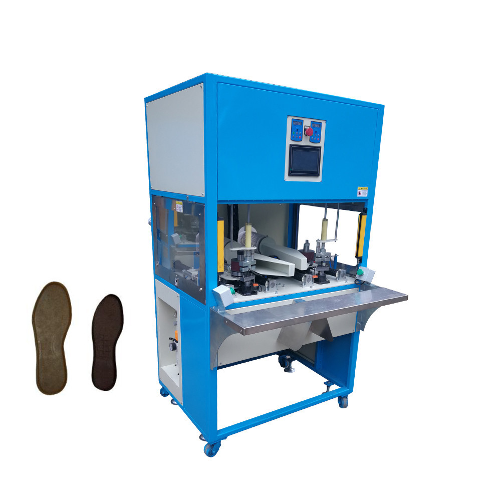 福州印达厂家直销橡胶鞋/硫化鞋鞋底边缘砂边打粗 自动磨边机