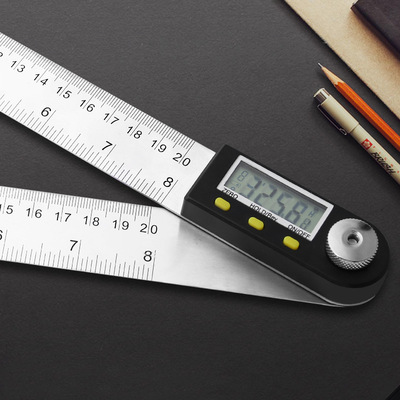 数显角度尺子测量仪多功能万用能高精度电子量角器360度木工角尺