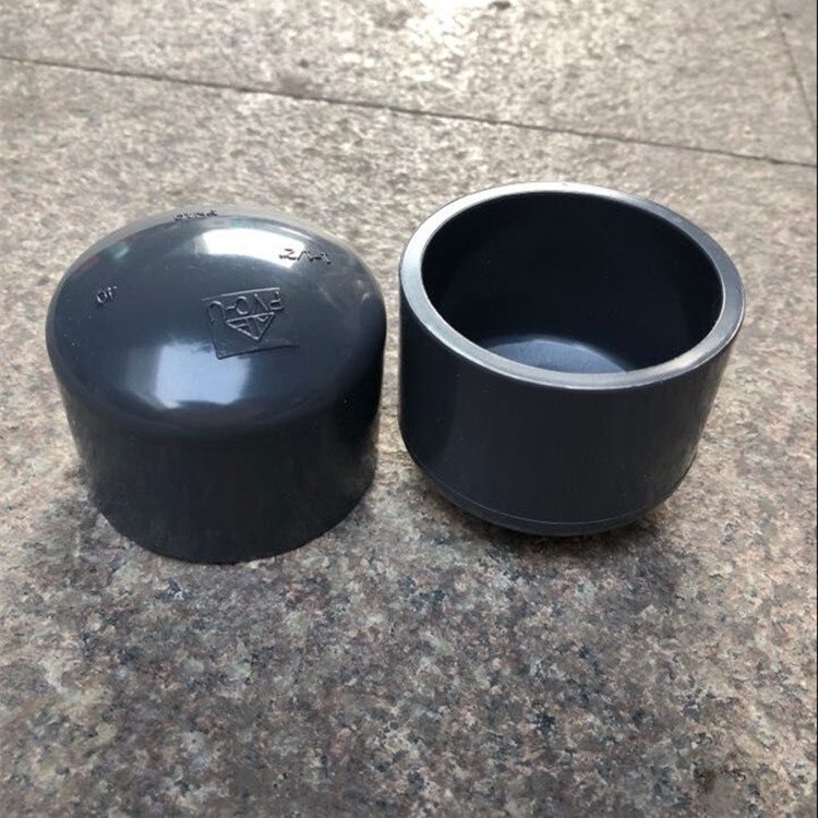 环琪upvc pvc堵头国标 美标sch80环琪pvc管帽 堵头 堵帽 封头环琪