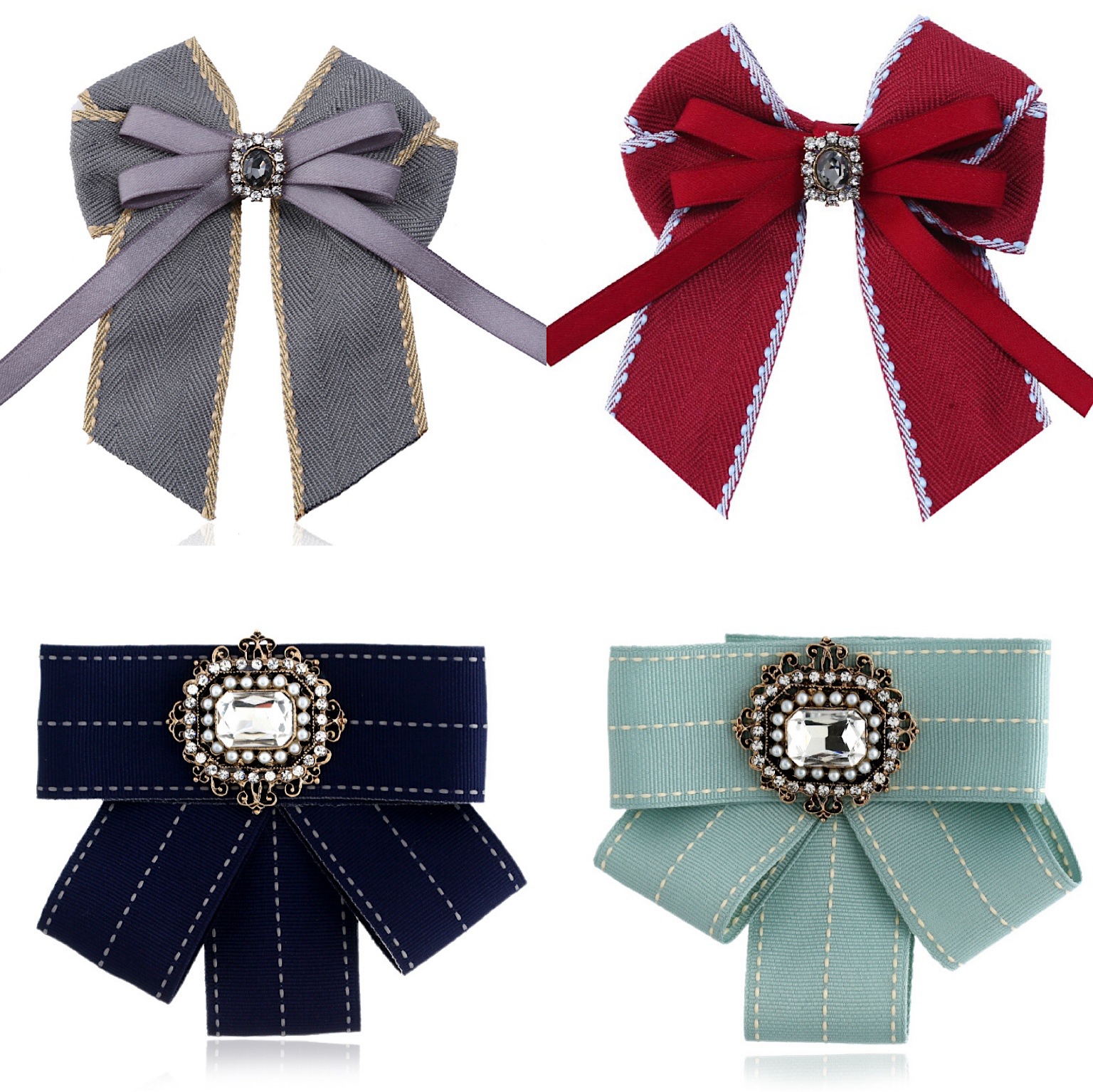 New Korean Style Bow Tie Bow Tie Women's Business Clothing Bank Brooch Bow Accessories Clothing Accessories Bow Tie