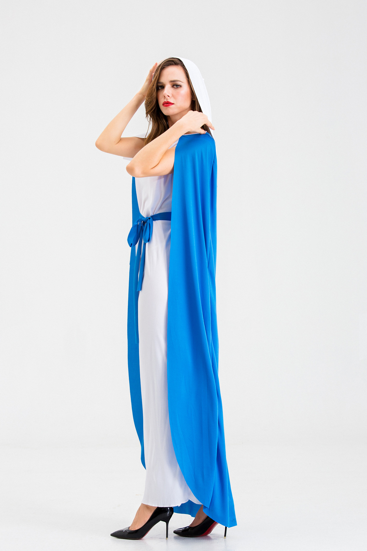 万圣节服装阿拉伯成人埃及女神化妆舞会游戏制服长袍法老演出服装