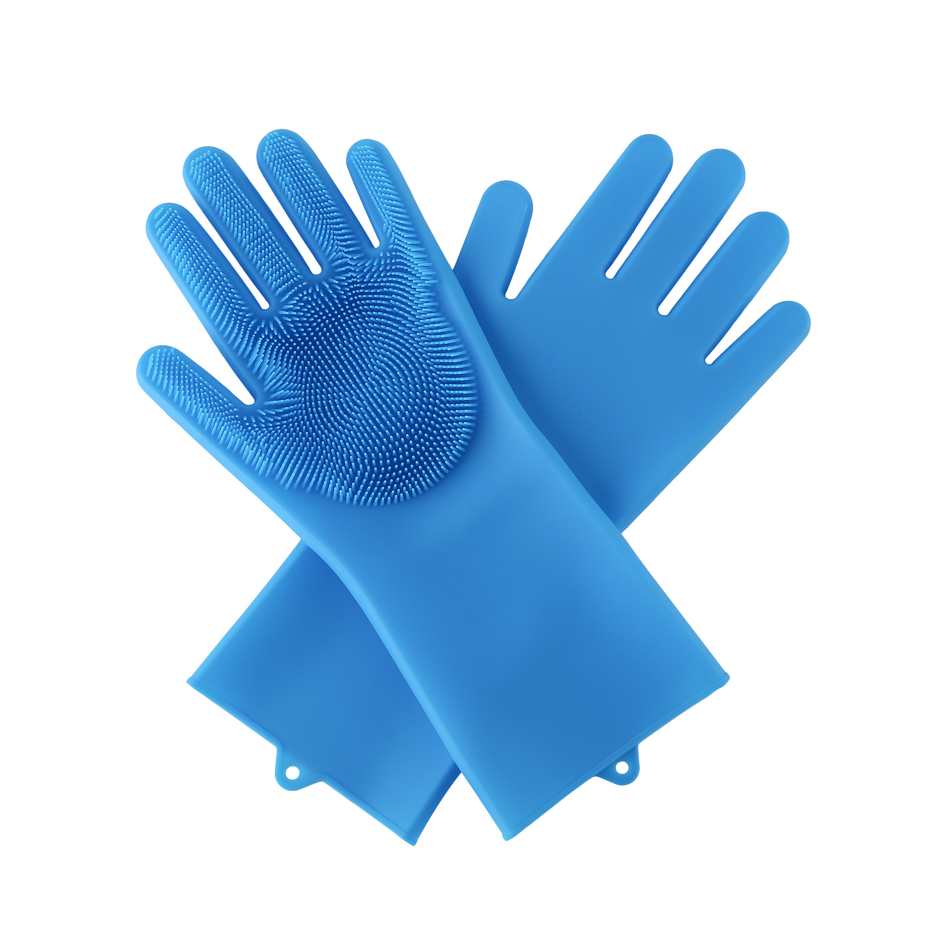 硅胶洗碗手套 魔术硅胶手套家务清洁手套 硅胶厨具防滑隔热胶手套