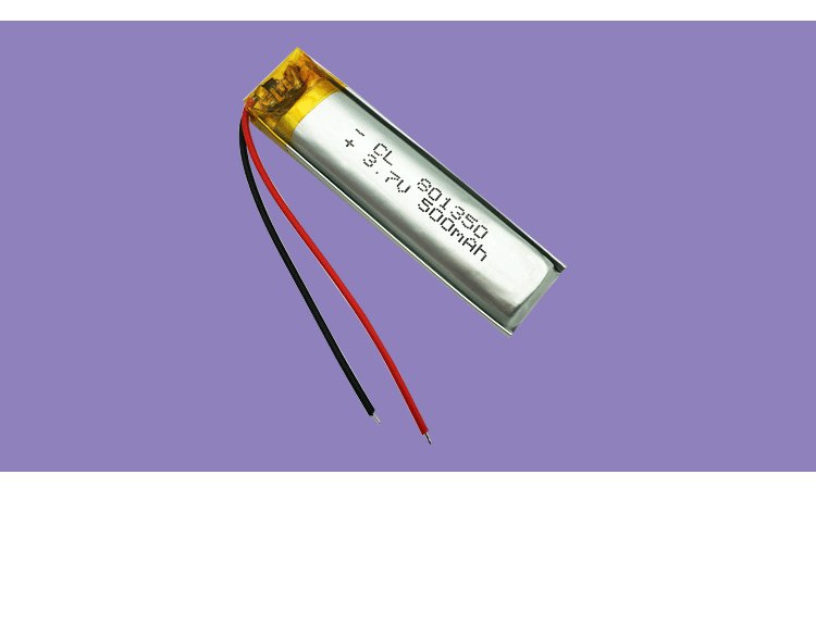 聚合物801350 3.7v 500毫安锂电池 led灯 蓝牙数码产品美容仪电池
