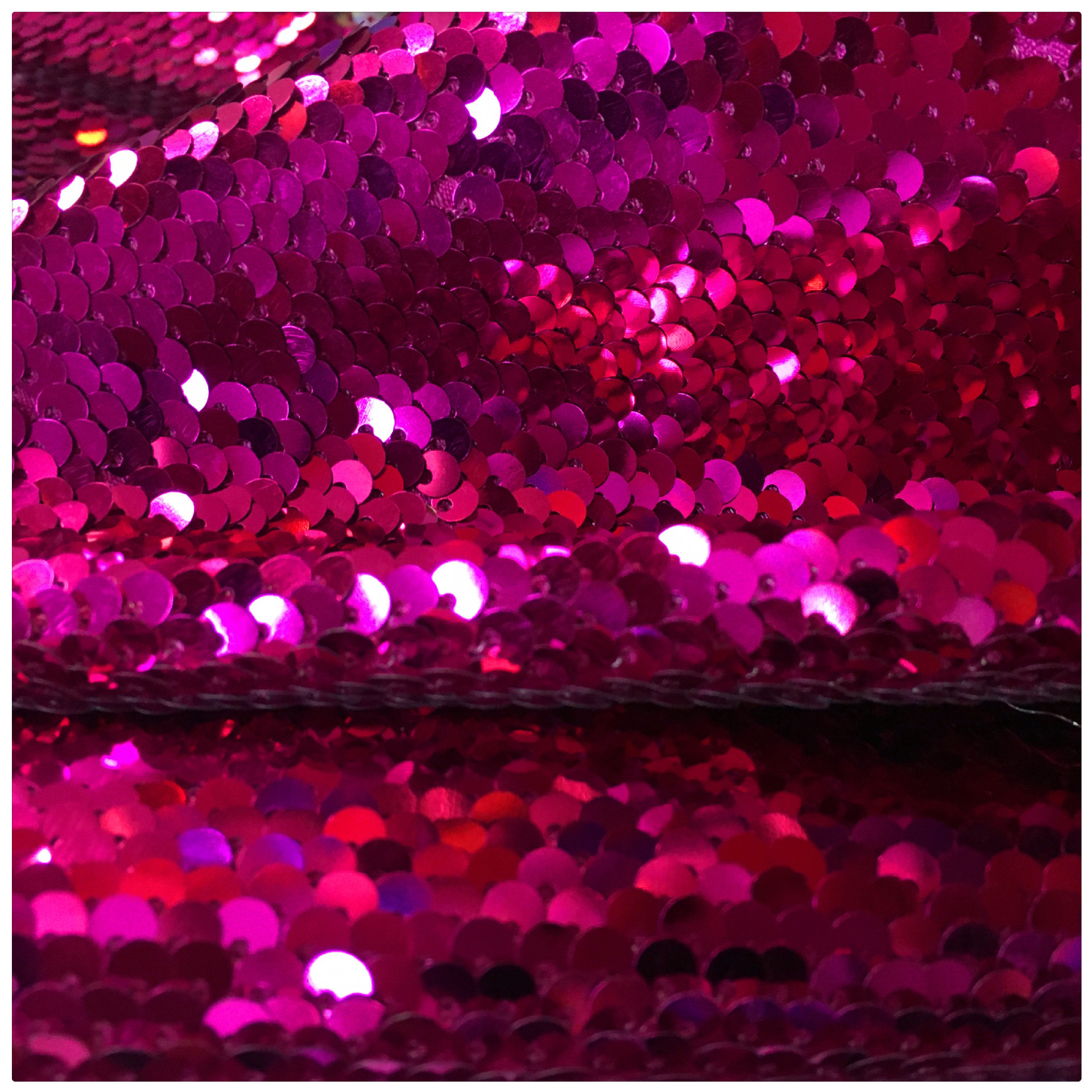 5毫米双面翻转亮片布 130幅哑光翻片双色珠片 pet涤纶连衣裙面料