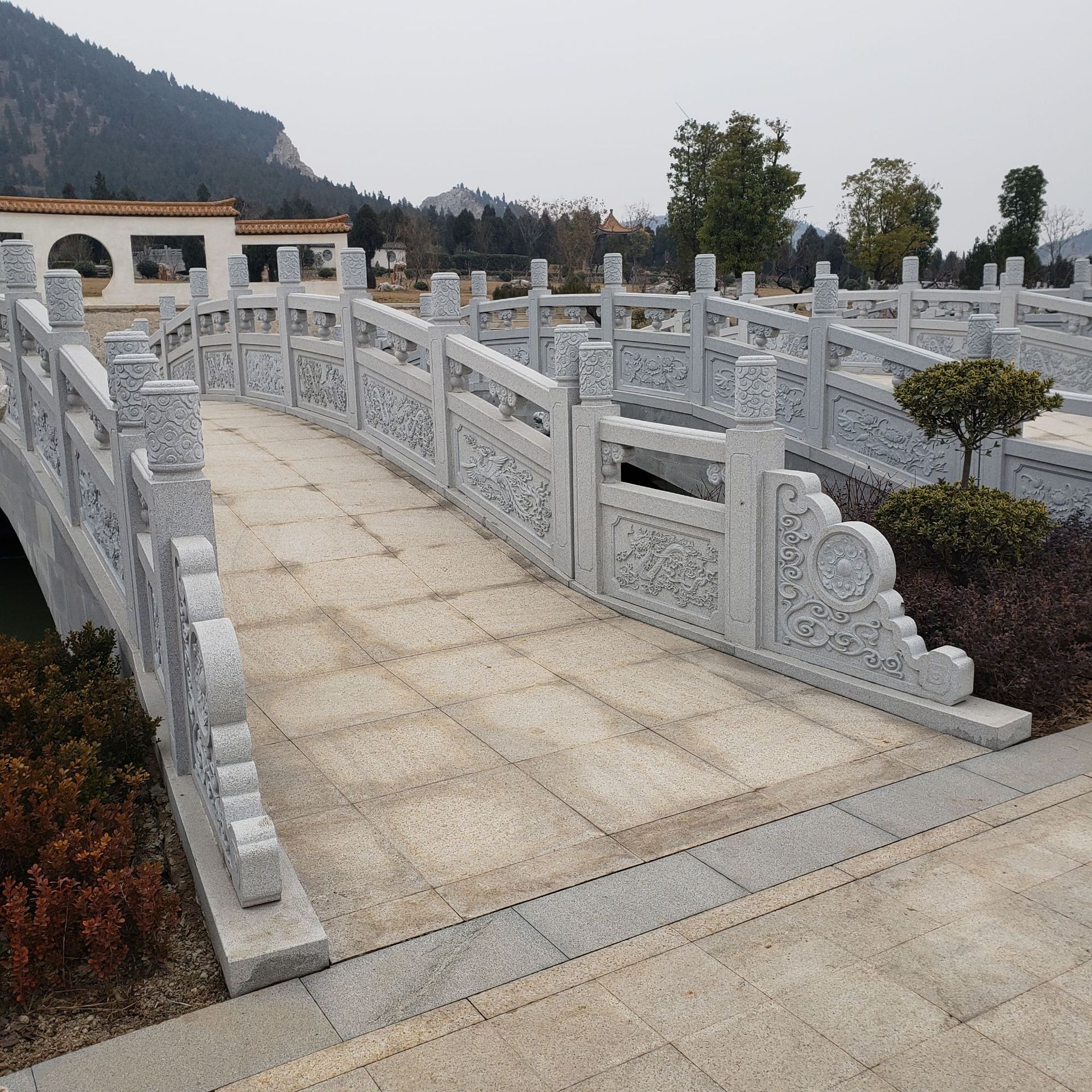 供应石栏杆 河道大桥石栏杆 园林建设青石栏杆栏板