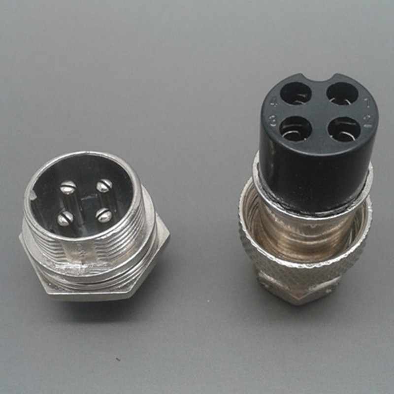 航隽gx16(2-10p)航空插头 平衡车电源焊台连接器 m16航空插头