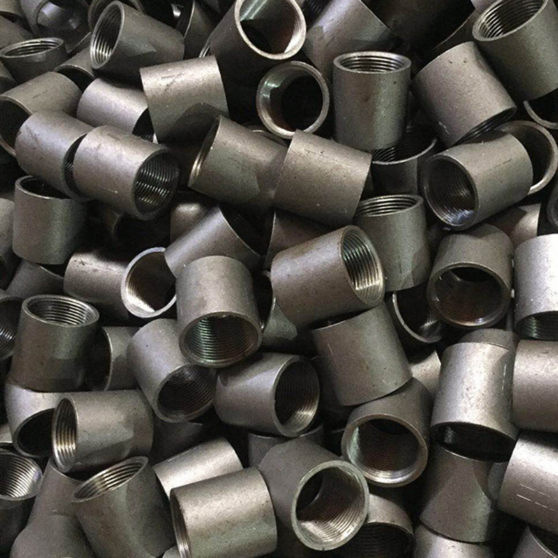 碳钢管箍 碳钢螺纹管箍丝扣内牙 碳钢内丝钢束接焊接管箍熟铁直通