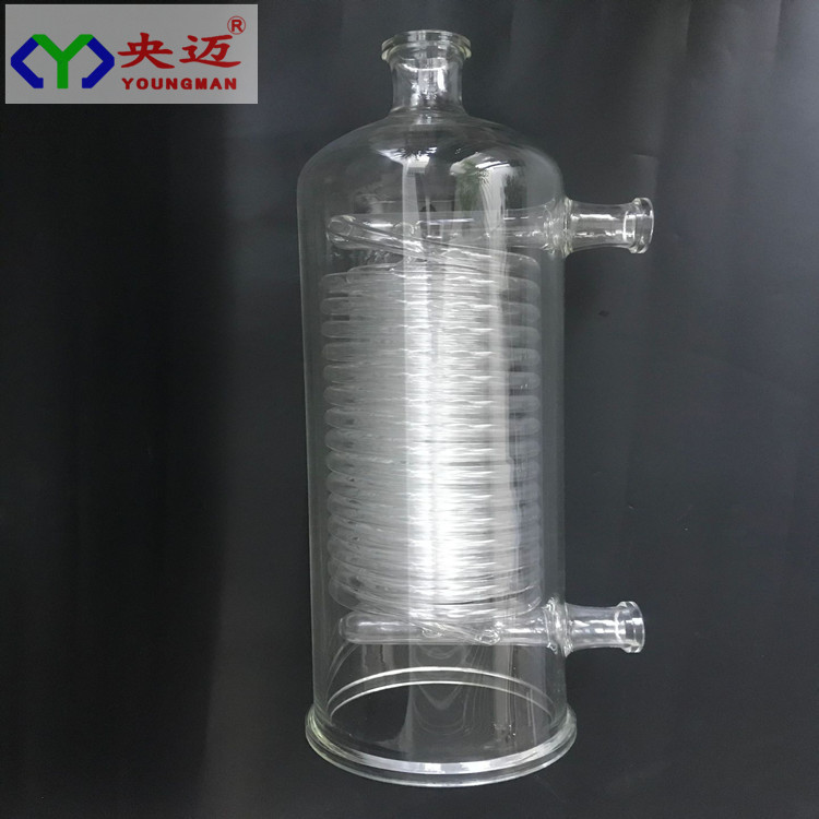 玻璃盘管玻璃列管冷凝器玻璃换热器螺杆机蒸发式管壳式可定制