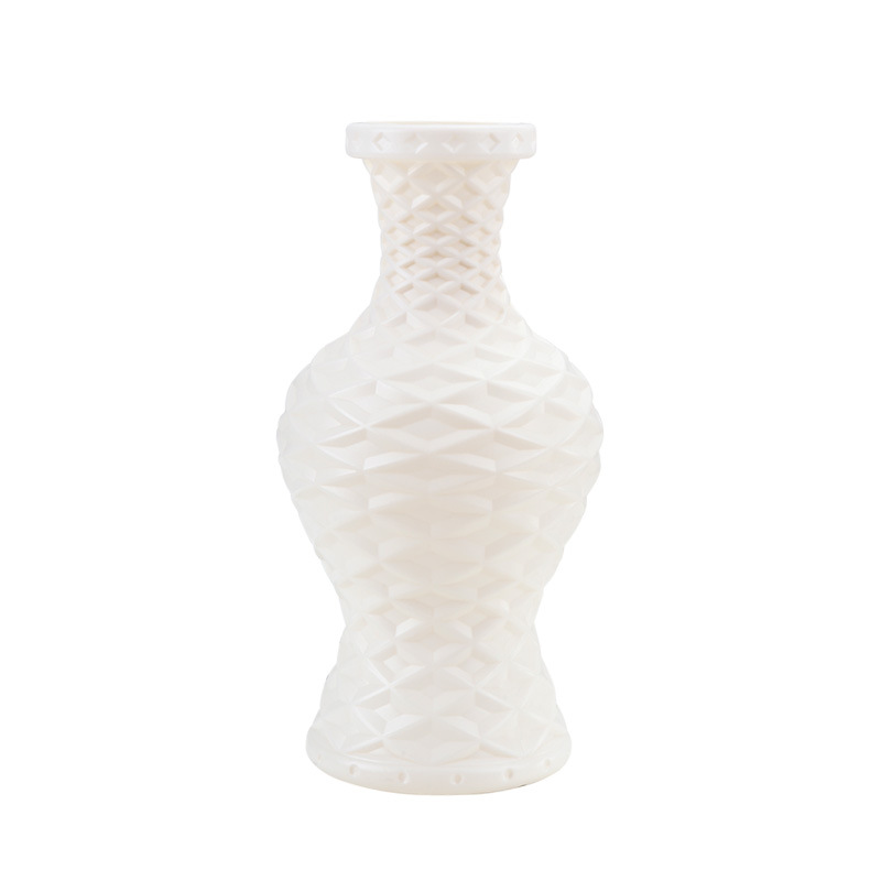 Nordic Style Creative Vase Daily Necessities Crafts Vase Container Wet and Dry Flower Vase Drop-Resistant 0755-4