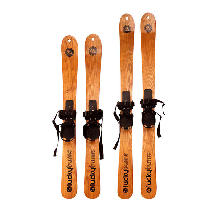 四季旱雪滑雪板冰雪乐园双向滑雪板成人儿童娱乐休闲滑雪板 双板