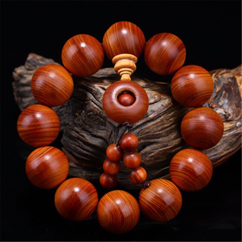 Taihang Mature Material Black Oil High Density Bracelet 2.0 Arborvitae Bracelets Water Wave Gentiana Pattern Wooden Craftwork Wholesale