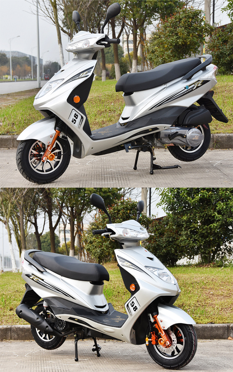 迅鹰款式125踏板车摩托车踏板125摩托车燃油助力车摩托车厂家直销