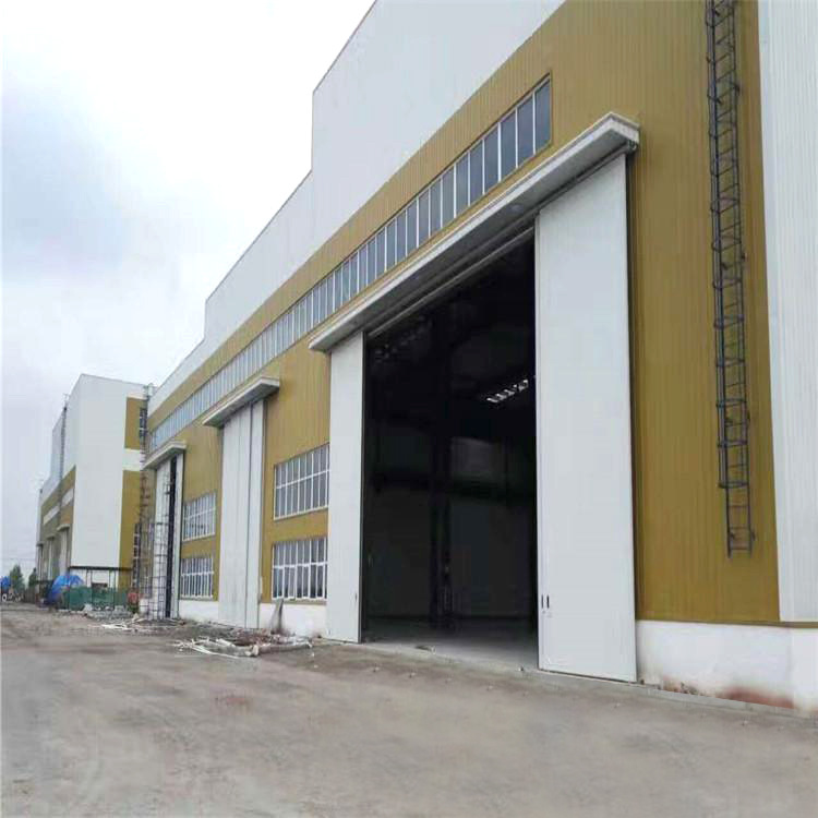工业电动平开门 厂房车间大门平移门推拉门 双开工业平开门厂家