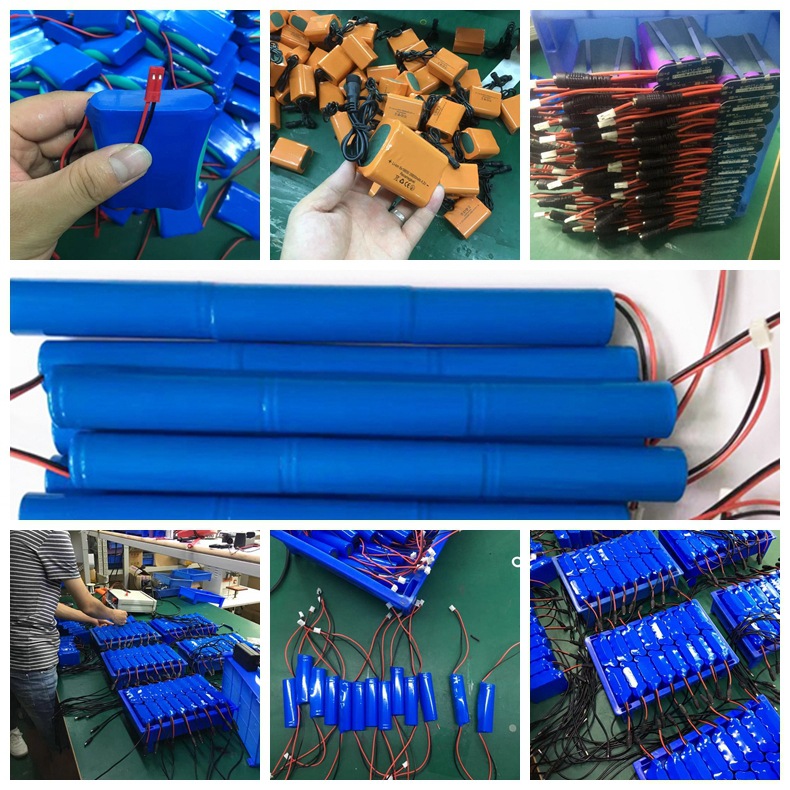 1v 12v三串锂电池组 2600mah带dc充电头花粉