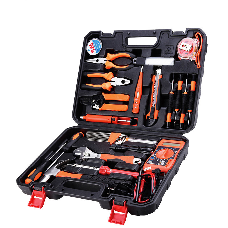 Household Hardware Tools Set Electrical Car Maintenance Toolbox Multi-Function Repair Combination Tool Bags