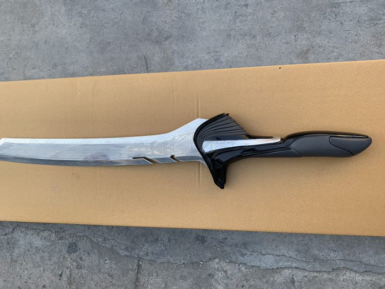 战斗天使阿丽塔刀大马士革刀1比1铳梦金属武器周边模型未开刃