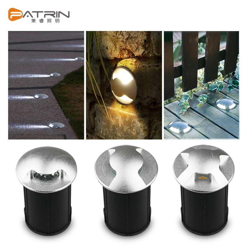 防水led侧透光地埋灯园林景观广场户外台阶亮化侧发光龟背埋地灯