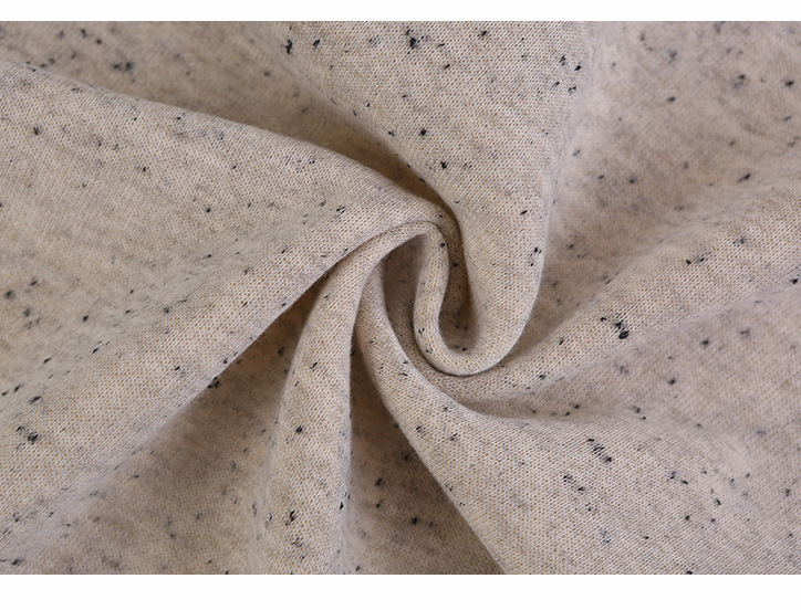 240克涤棉tc彩点纱毛圈布拉毛 三线卫衣拉毛 秋冬针织面料