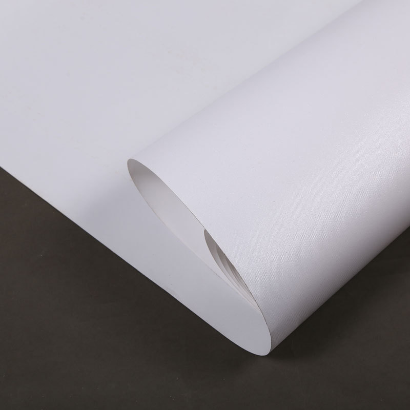 广告材料闪银油画布背胶油画布 3.2m壁画基材 弱溶剂 壁布 油画布