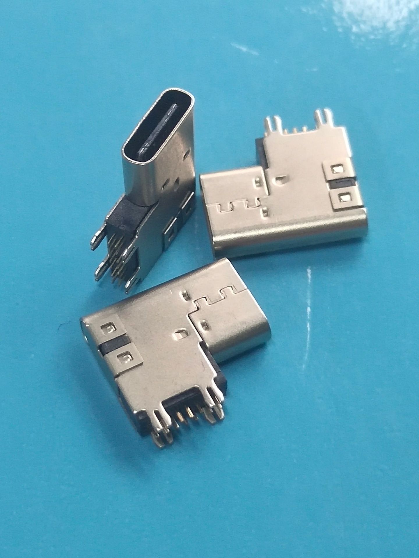 type-c14p侧插母座 垫高款 14p侧立插板type-c母座 多口充专用