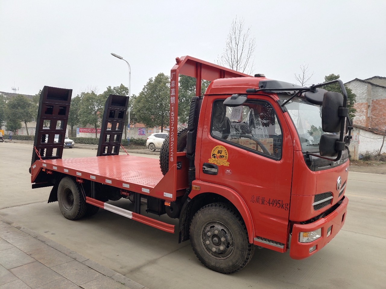 东风福瑞卡蓝牌平板车蓝牌平板车蓝牌拖车c1驾驶证平板车