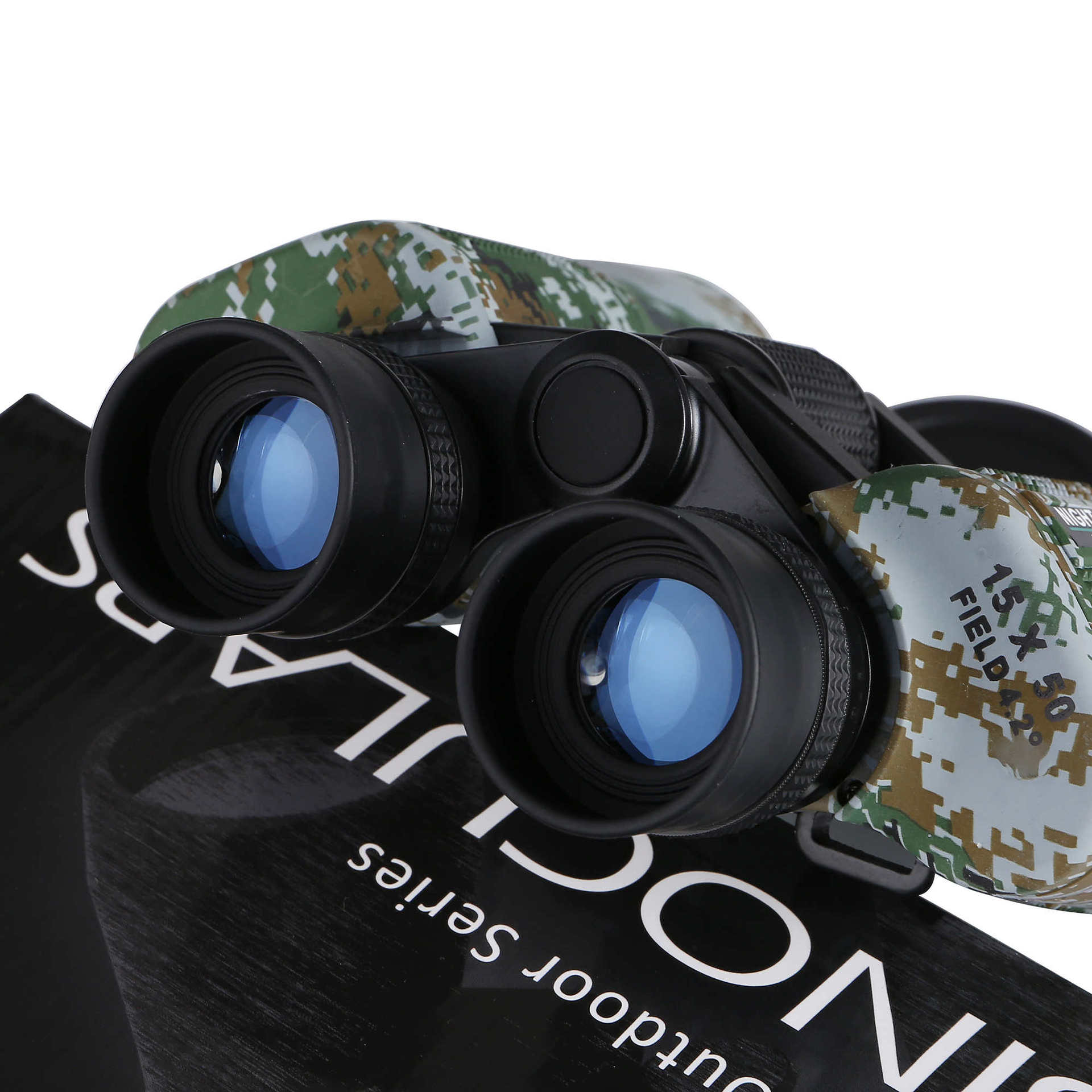 高清迷彩望远镜厂家批发直销高倍便携防水便携双筒望远镜