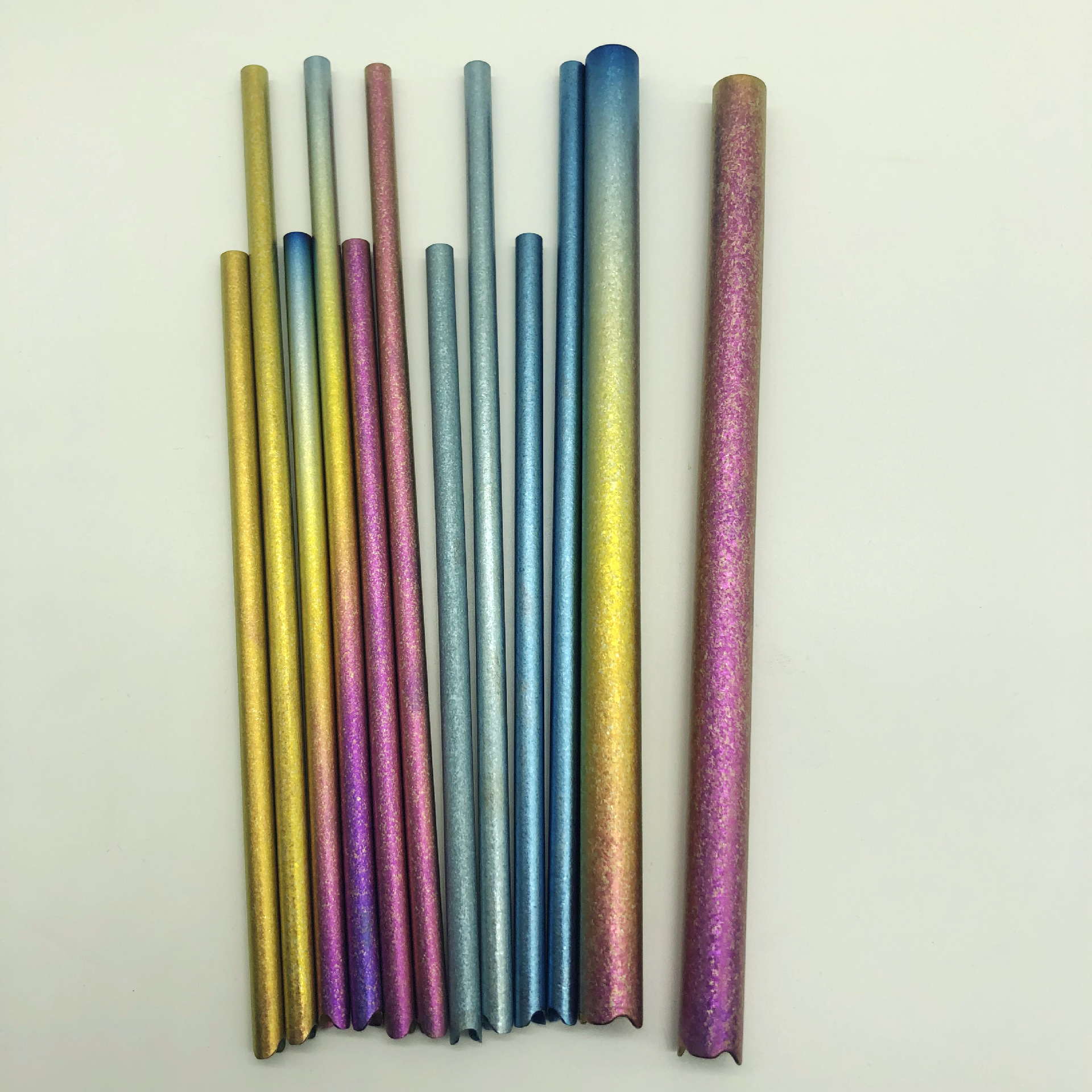 纯钛吸管 阳极氧化钛吸管 多种颜色可选 支持定制免费激光刻字