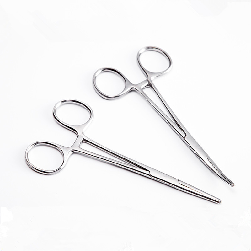 狗狗清洁美容工具-医院用不锈钢止血钳 弯头直头 手术钳血管钳宠物拔