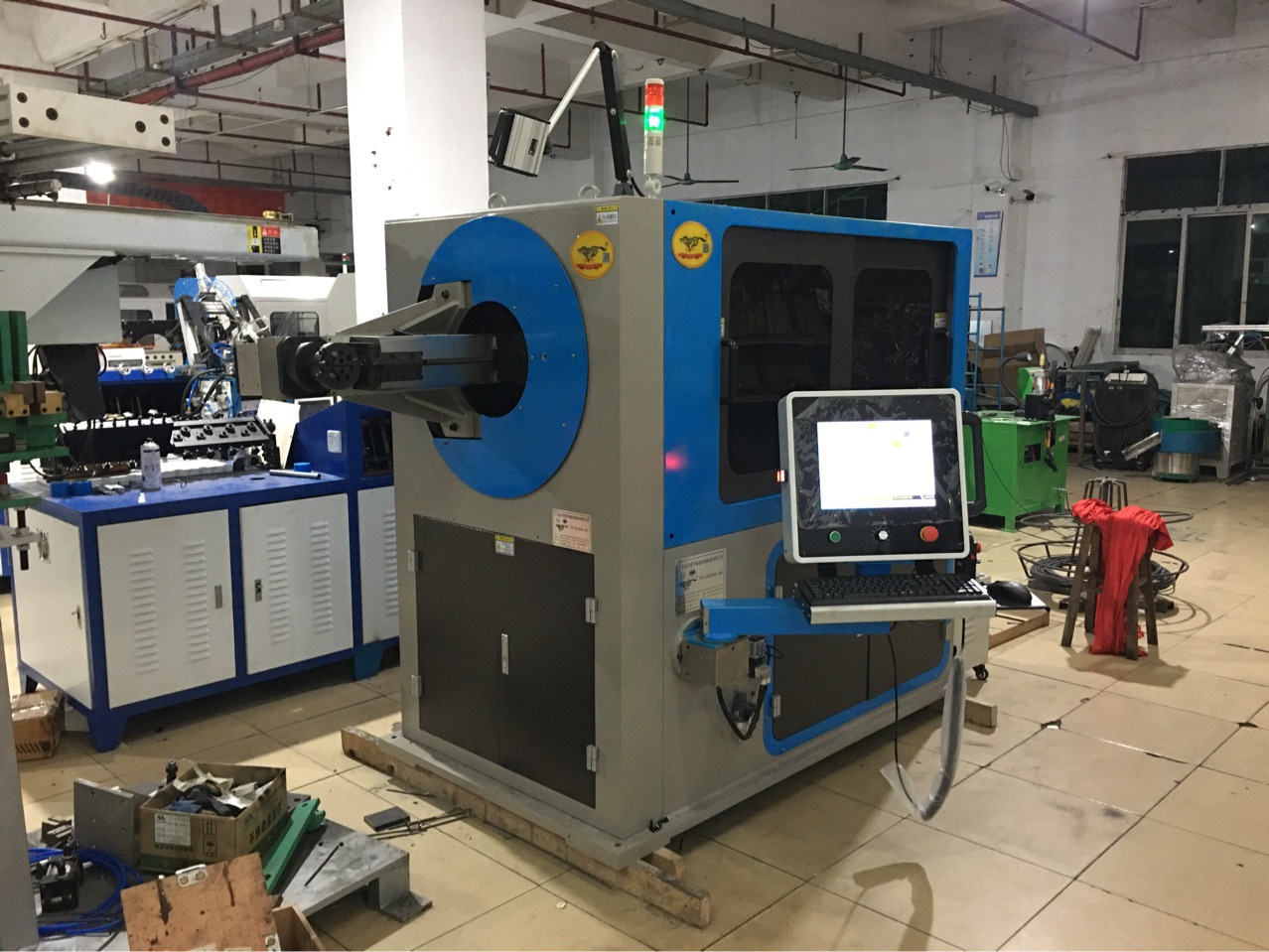 莞狼3d线材成型机转头机弯线机钢丝折弯机弯型机座椅骨架弯曲机