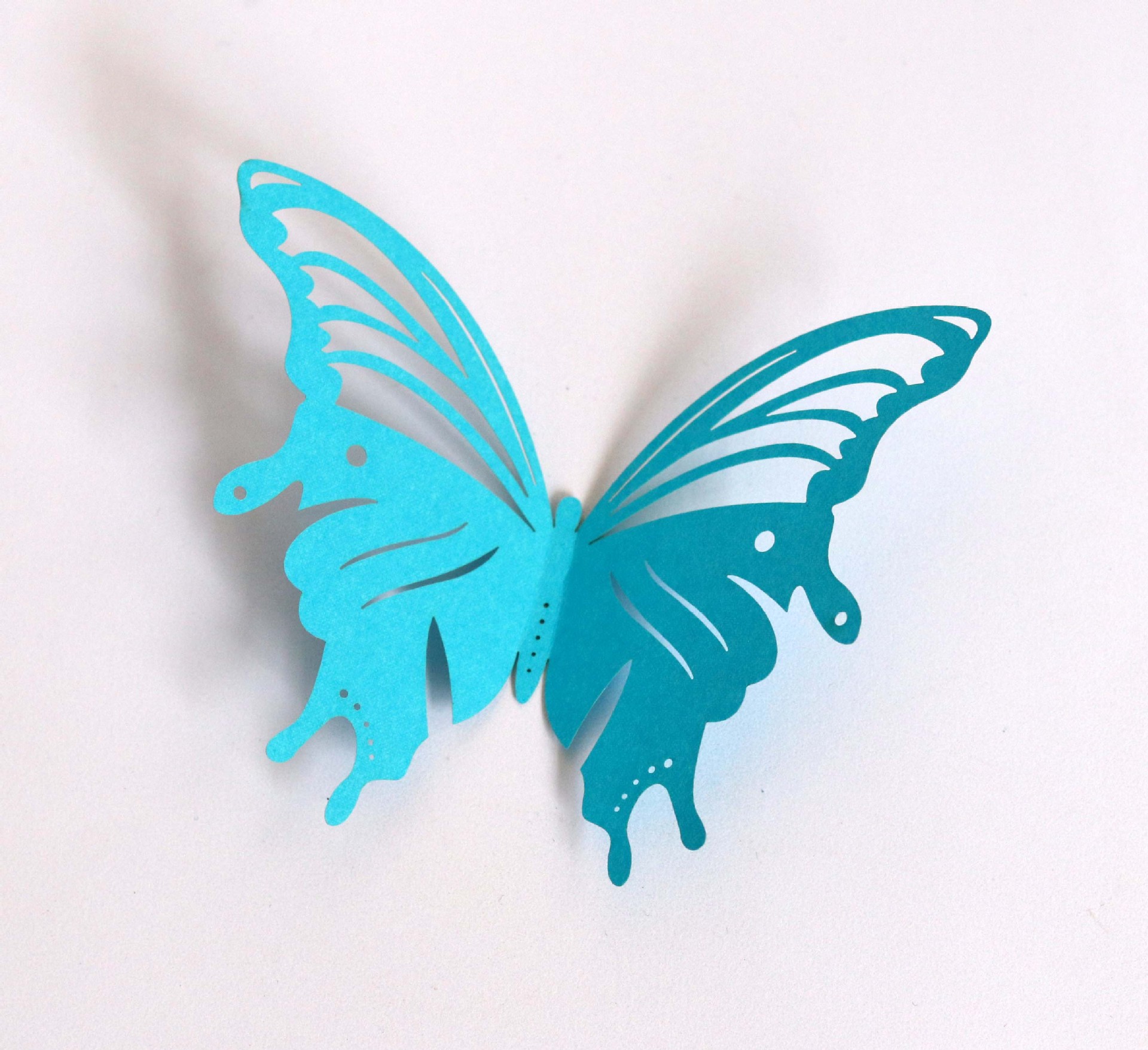 结婚 立体蝴蝶 墙贴装饰 纸卡片 激光镂空 生日派对插牌深圳批发-阿里