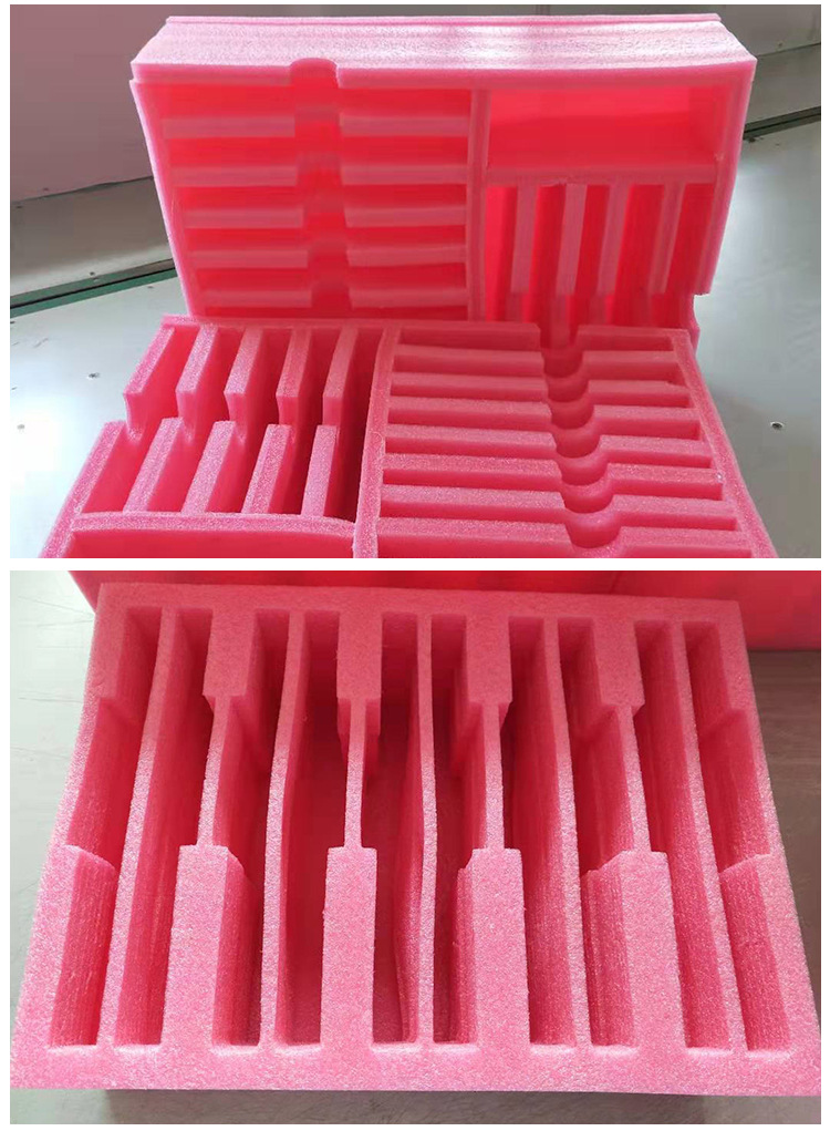 epe定做批发 红色珍珠棉 无人机内衬防震打包海绵异形包装可定制