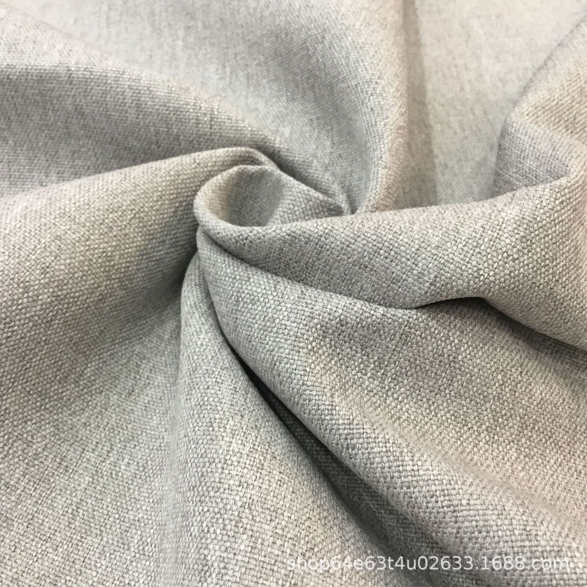 沙发布料 厂家直销坐垫包枕箱包细麻布彩麻复合加厚现货 沙发布