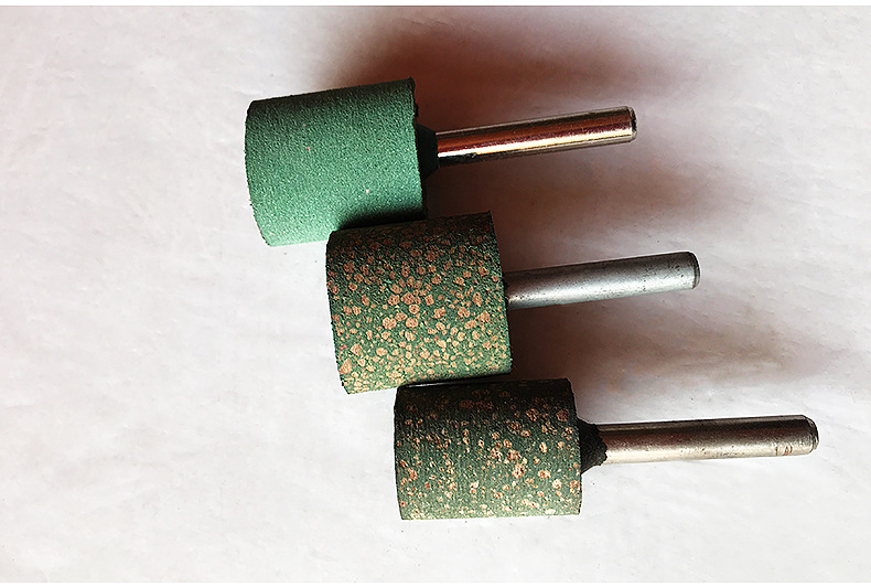 橡皮磨头 橡胶抛光打磨头 芝麻抛光磨头 弹性海绵子弹圆柱型3mm柄