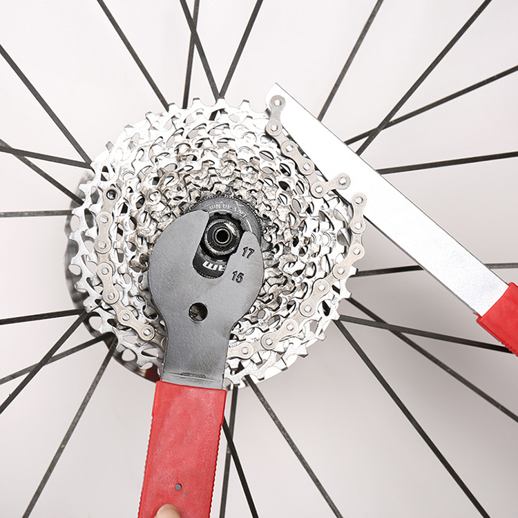 山地车卡式飞轮拆卸专用扳手自行自行车单车修车工具固定扳手