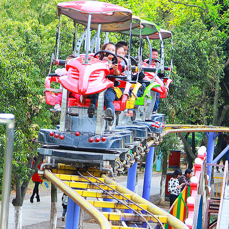 高空架空观览车田园观光轨道观光车自助脚踩车28米高太空漫步