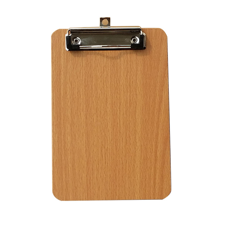厂家批发学生a5记事写字板夹 垫板菜单夹子 木质书写板夹