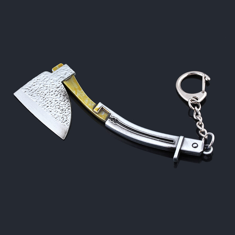 游戏周边 只狼:影逝二度 只狼忍斧斧头钥匙扣 合金武器模型挂件