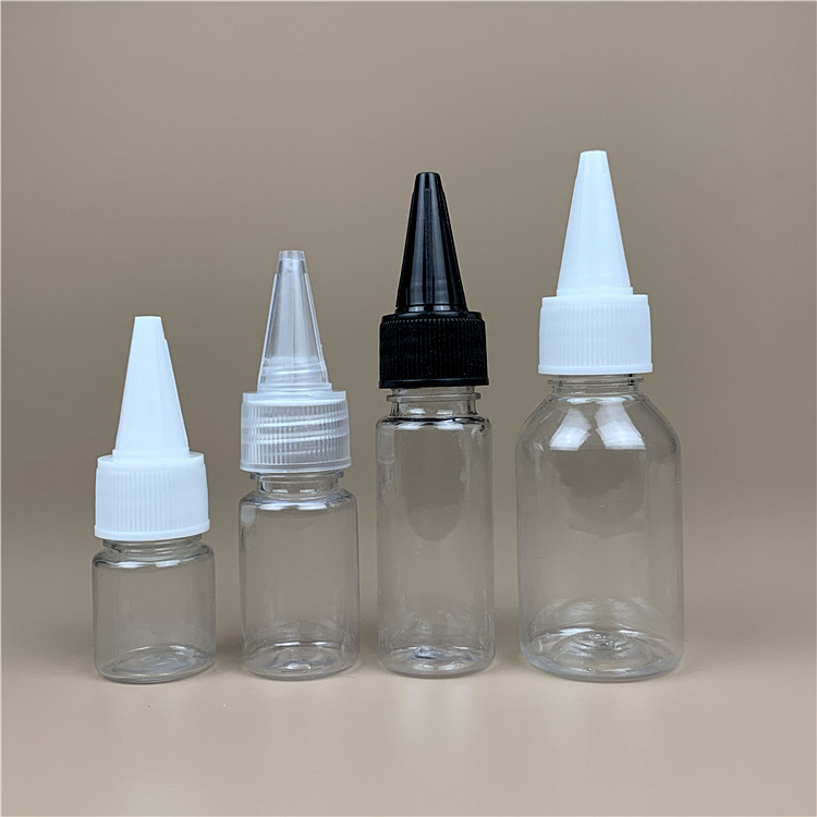 现货加厚 5ml 8ml 透明尖嘴瓶 小口液体瓶 油墨瓶 pet沙画塑料瓶