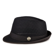 帽子2022夏季男士女士都能戴的户外防晒遮阳帽网纱小礼帽一件代发