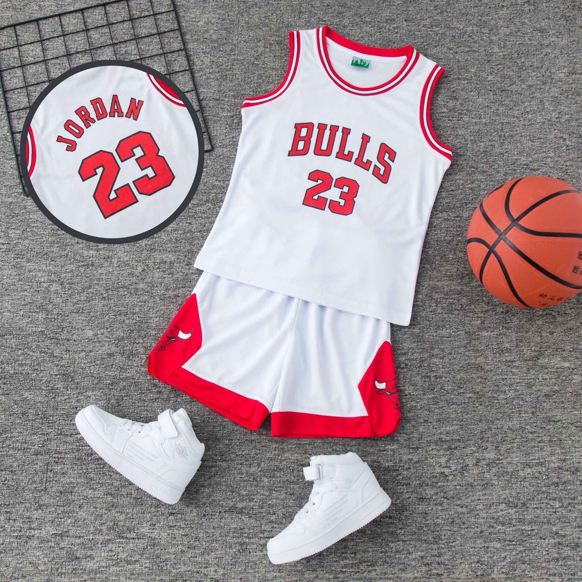 新款夏季儿童篮球服套装小中大童学生速干背心运动服球衣运动服装