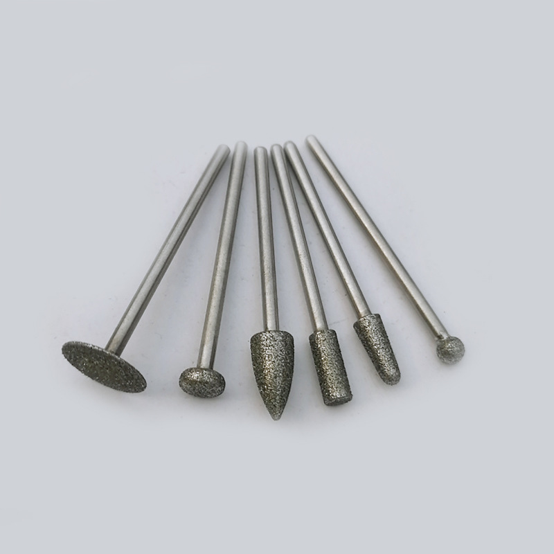 厂家直销 金刚沙磨头玉石雕刻打磨 钻头金刚石磨头 美甲打磨头