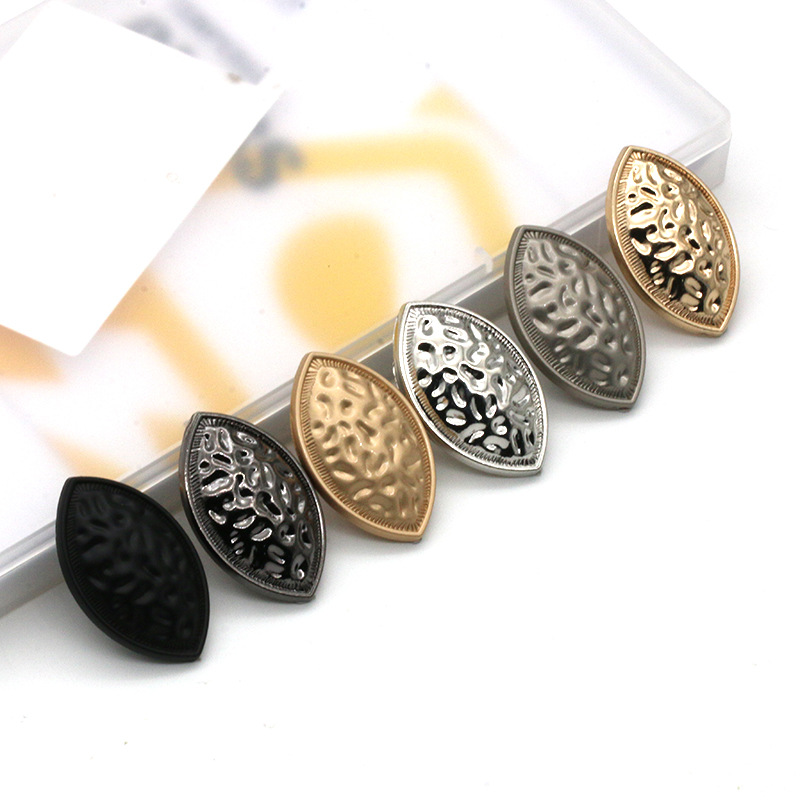 新金属菱形扣异性扣大衣纽扣毛呢针织开衫外套西装毛衣时尚装饰扣