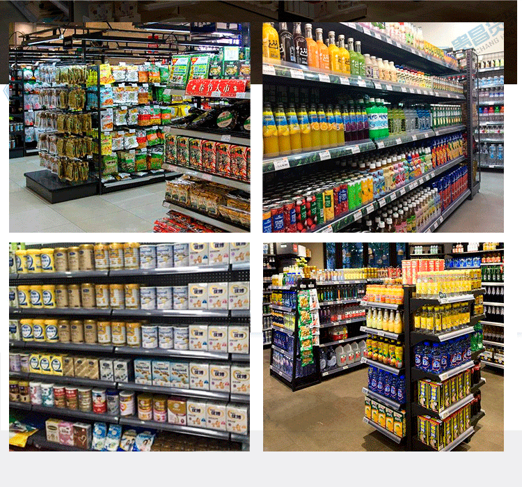 超市货架展示架多层置物架陈列架小卖部日用超市货架文具货架组合