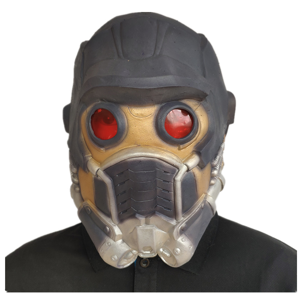 银河护卫队2星爵面具万圣节乳胶头套cos游戏动漫面具舞会派对头盔