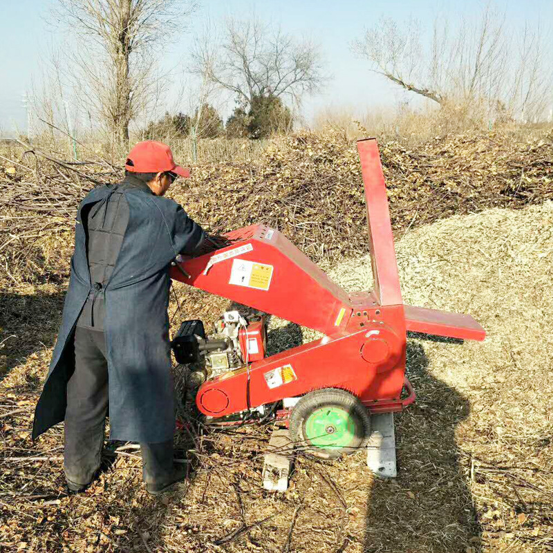 电动枝条碎枝机价格树皮树叶碎枝机绿化树枝粉碎机