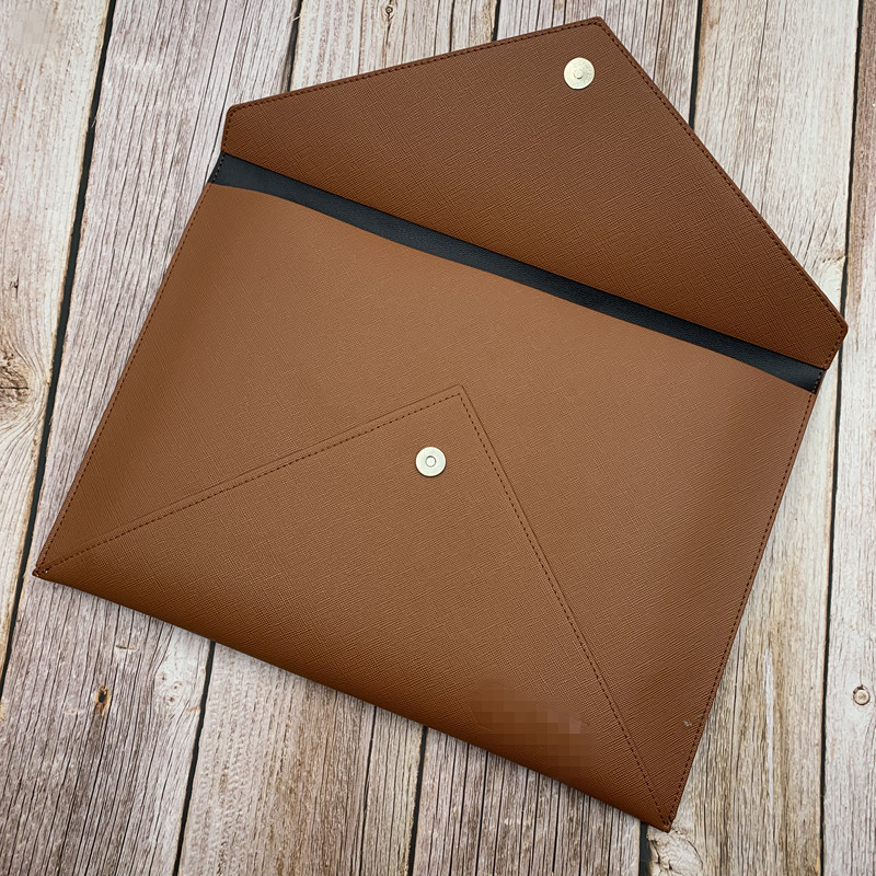 现模生产 皮质商务办公a4文件袋 学校资料档案袋皮革收纳包定制