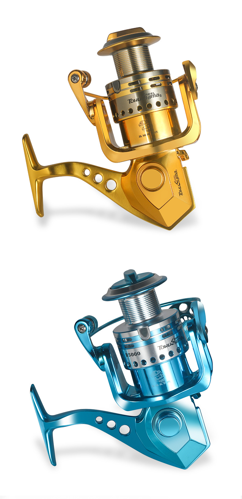 德岛a系列b系列全金属鱼线轮线杯渔轮无间隙纺车轮渔线轮渔具