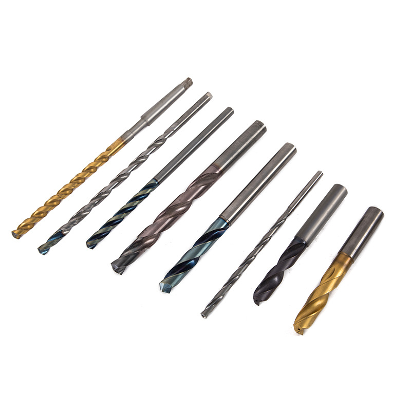 超硬直柄麻花钻头配件 内冷钨钢涂层手枪钻头非标合金钻头定制
