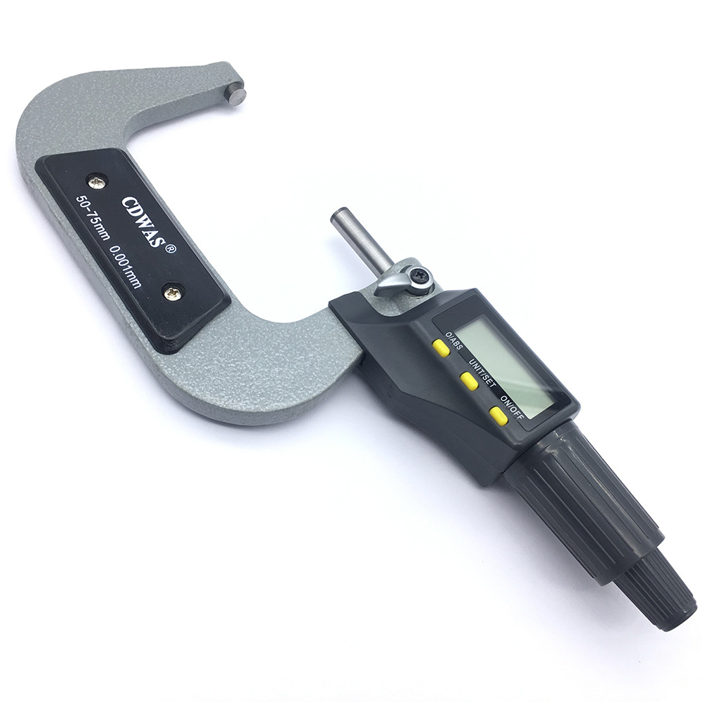 跨境 数控量具 高精度电子数显千分尺 0-100mm套装