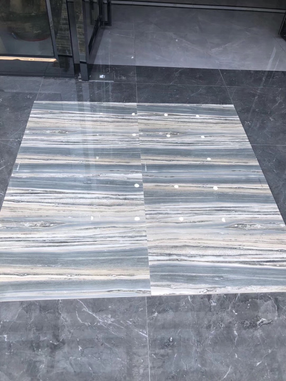 广东瓷砖800x800蓝金沙大理石客厅地砖餐厅背景墙磁砖耐磨地板砖